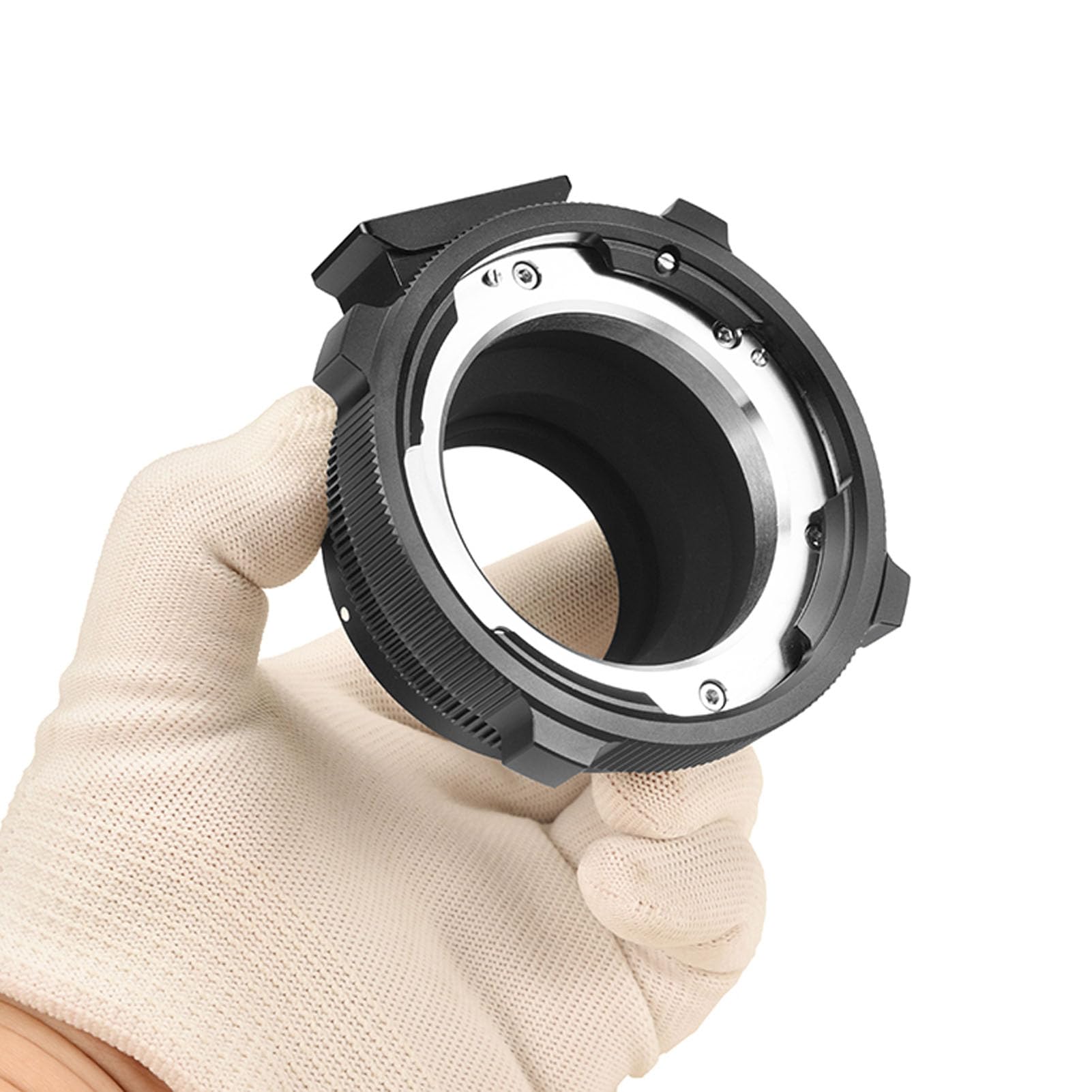 Akozon PL do E Adapter Montażowy dla Kamer NEX A7 A9 A7S A7R A6500 A6300, Konwerter Obiektywu dla E MOONT DSLR Bezlustkowy Obiektyw PL