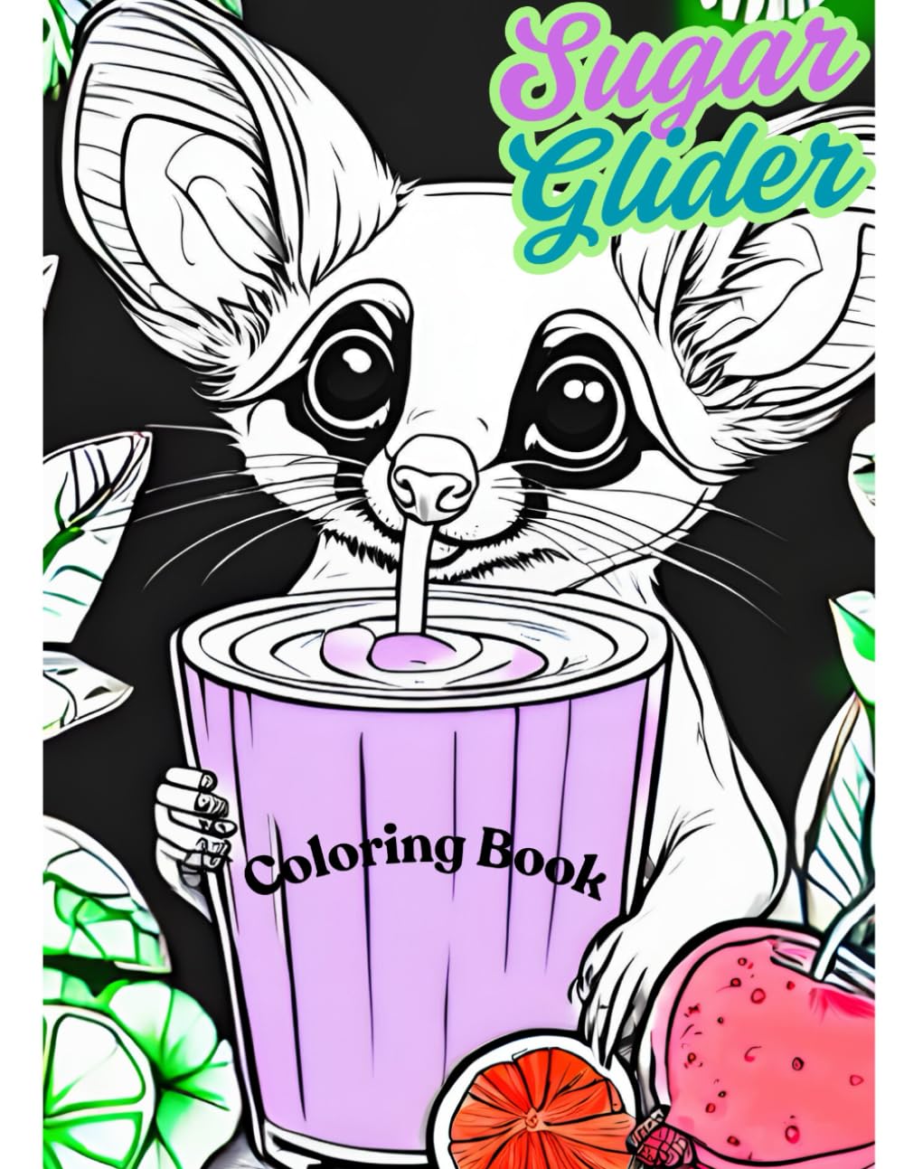 Sugar Glider Coloring Book