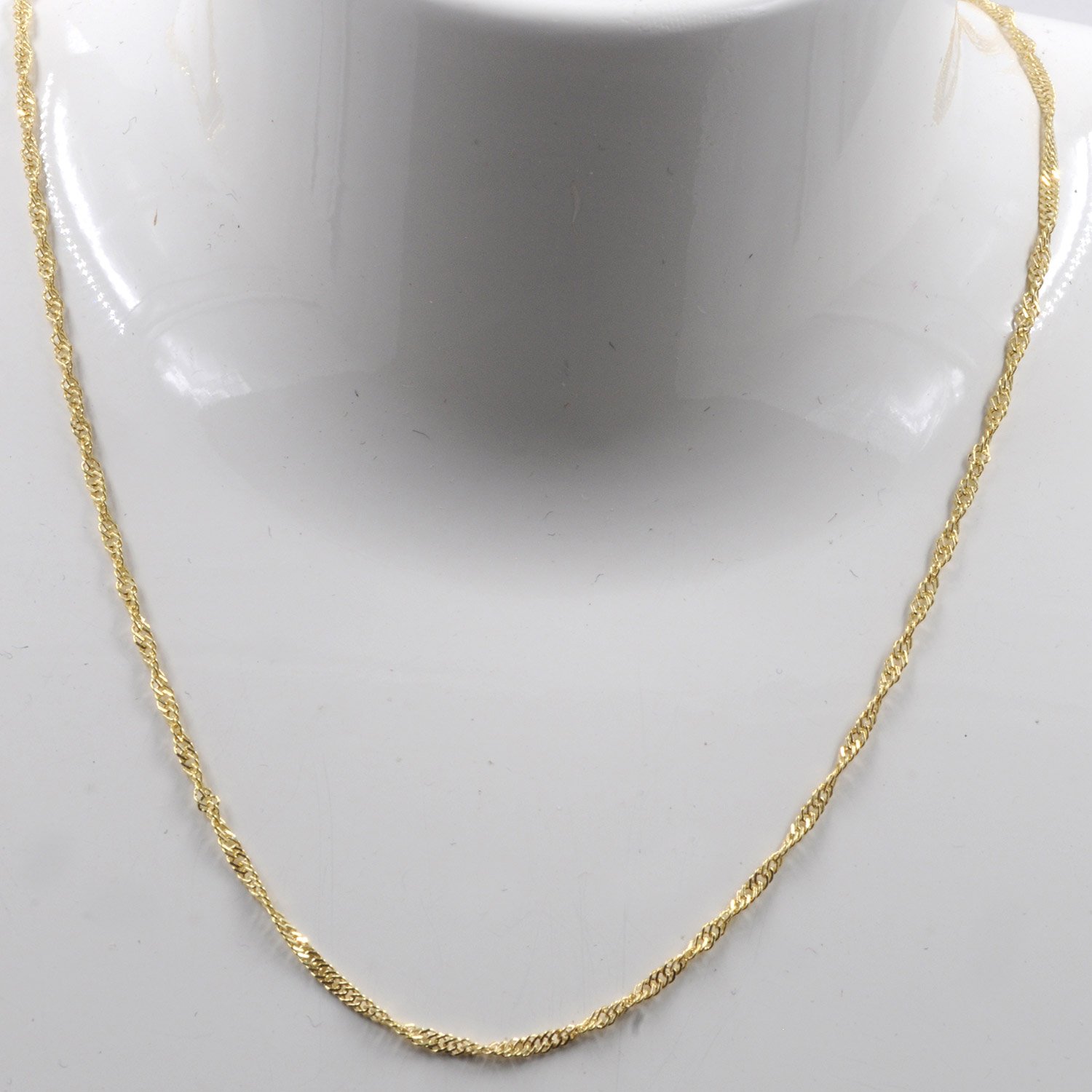 Goldkette Singapurkette Halskette Breite 1,6 mm 333-8 Karat echt Gold