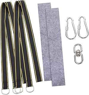 Outanaya 1 Set Swing Hammock Straps Portable Swing Outdoor Swings Swing Hanging Strap Swing Strap Tree Swing Strap Rope Swing Hammock Rope Heavy Duty Tree Hanging Swing Strap Sling Tire