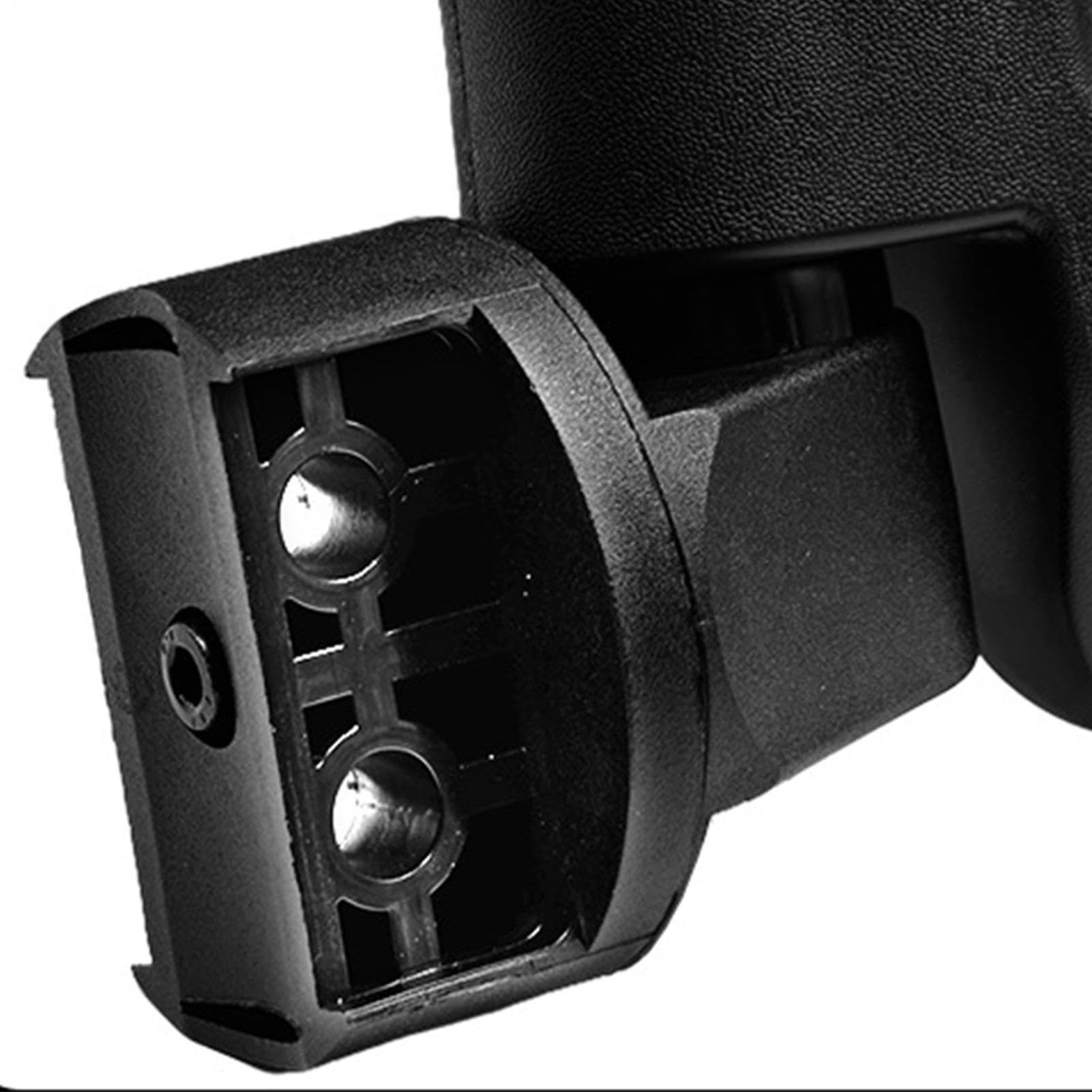 Specchio laterale UTV, Specchio laterale ATV - Specchio retrovisore fuoristrada 2X con gabbia per roll bar da 1,75 pollici e 2 pollici - Kit specchietto laterale destro e sinistro regolabile