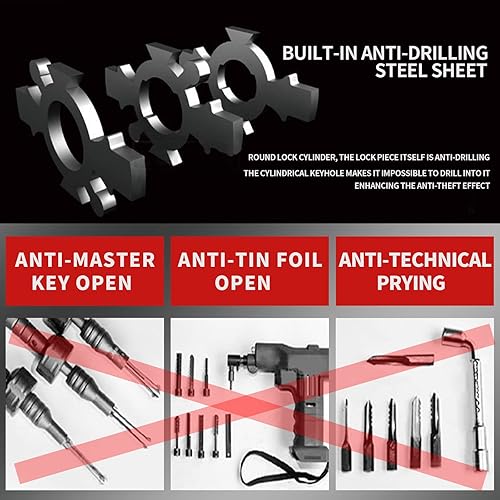 Miniatura 3 de Candado para casco de motocicleta, estilo mosquetón, con bloqueo de casco más cable de recordatorio brillante de 8 pies, para motocicleta, scooter,