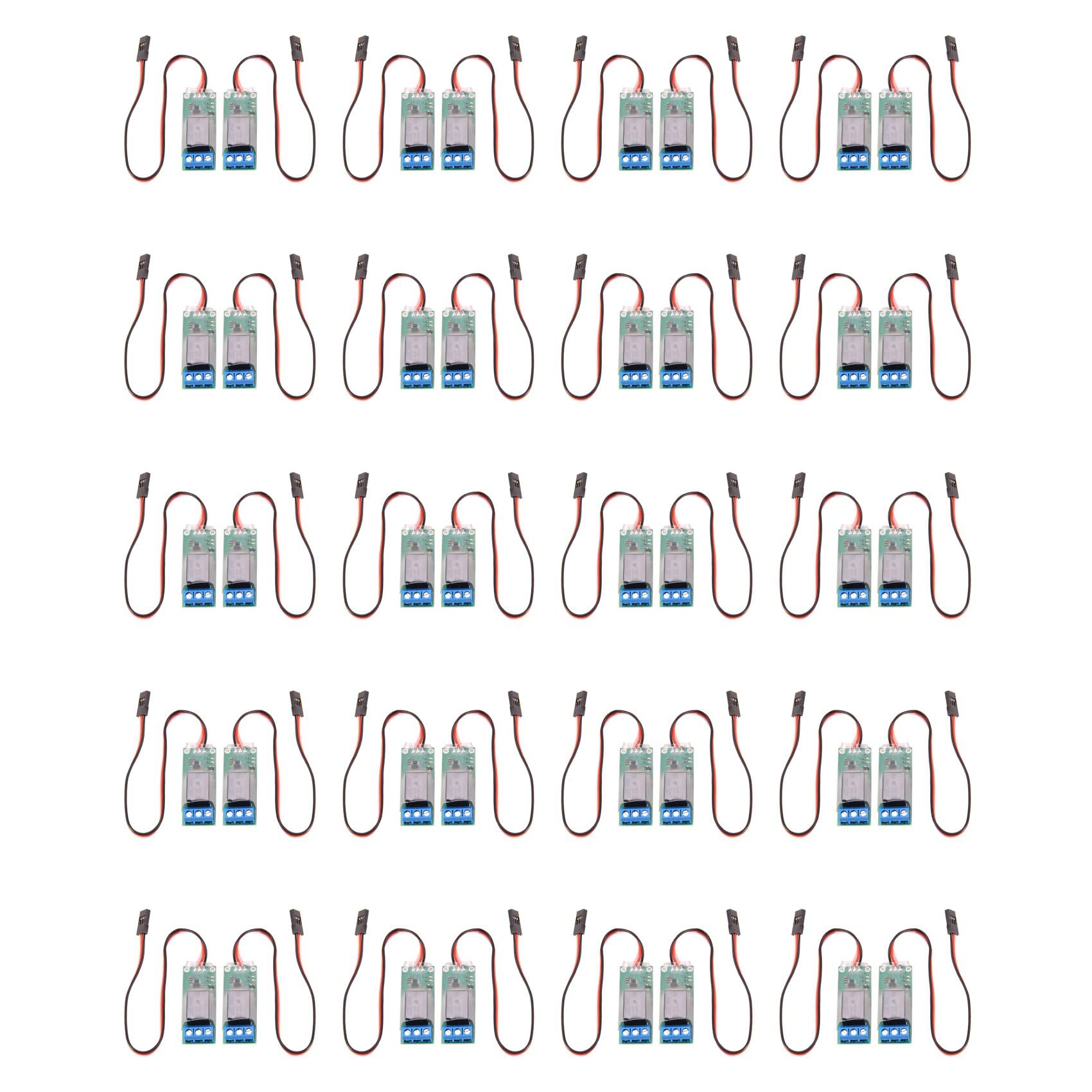Ctrlzs 40Pcs Rc Pwm Electronic Relay Switch For Rc Airplane Diy Model Navigation Lights Controller Universal K1 Switch