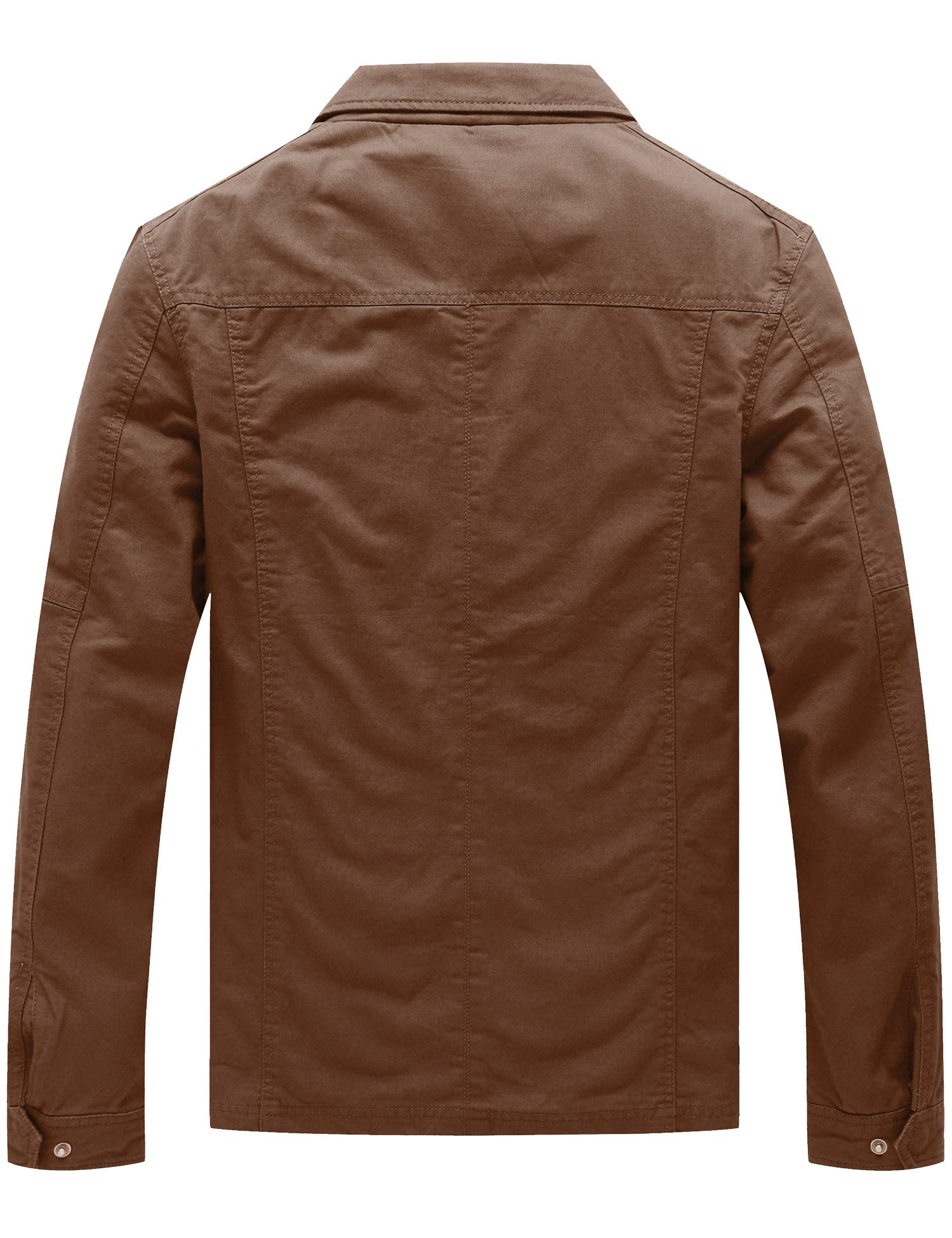 WenVen Jacke Herren Leichte Winddicht Multitaschen Kurz Outdoorjacke