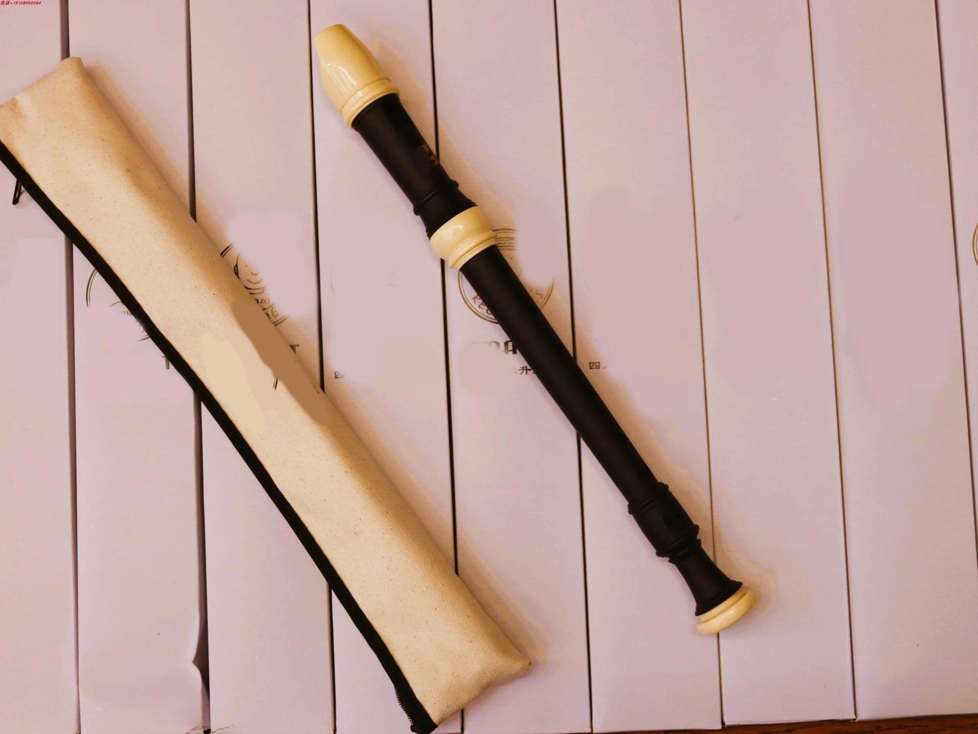 Flauto Dolce Professionale In Stile Inglese (Soprano C) Strumento Per Esami Classificati A 8 Fori Flauto Dolce