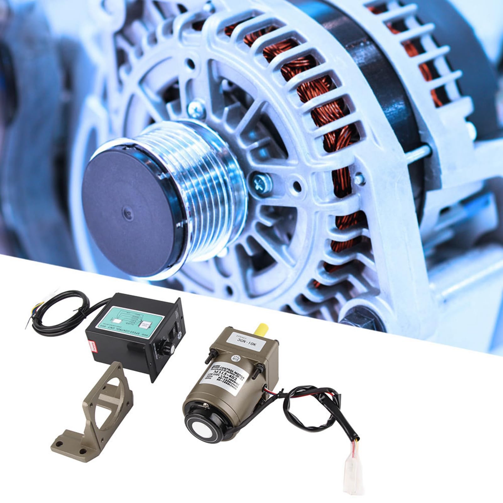 Motore di Marcia, M315-402 220V 15 W Motore di Marcia 220 V di Reversibile Regolabile con Staffa Controller (Rapporto di riduzione della velocità 10K)