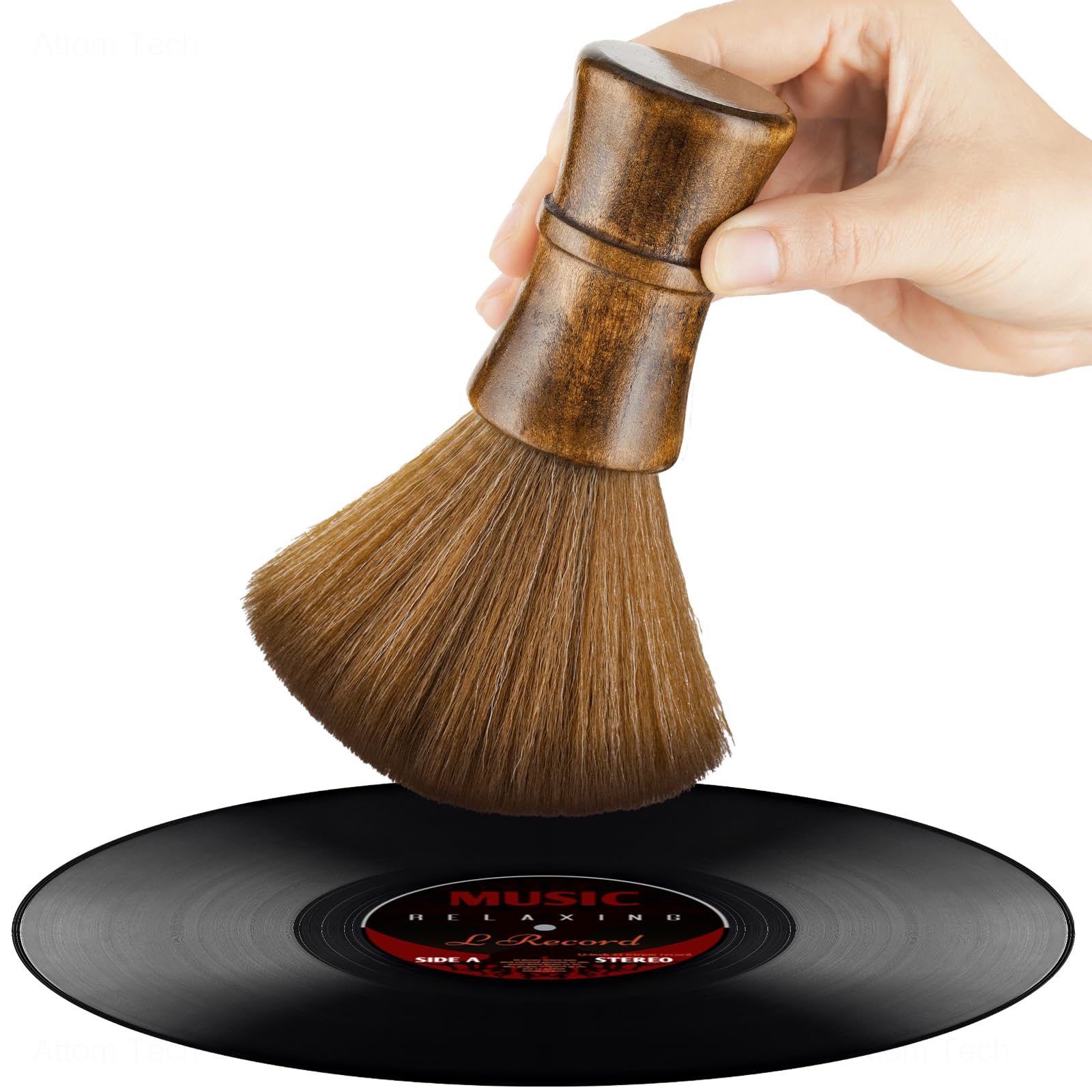 NiHome Vinyl Record Cleaning Brush, Anti-Static Soft LP Record Cleaner