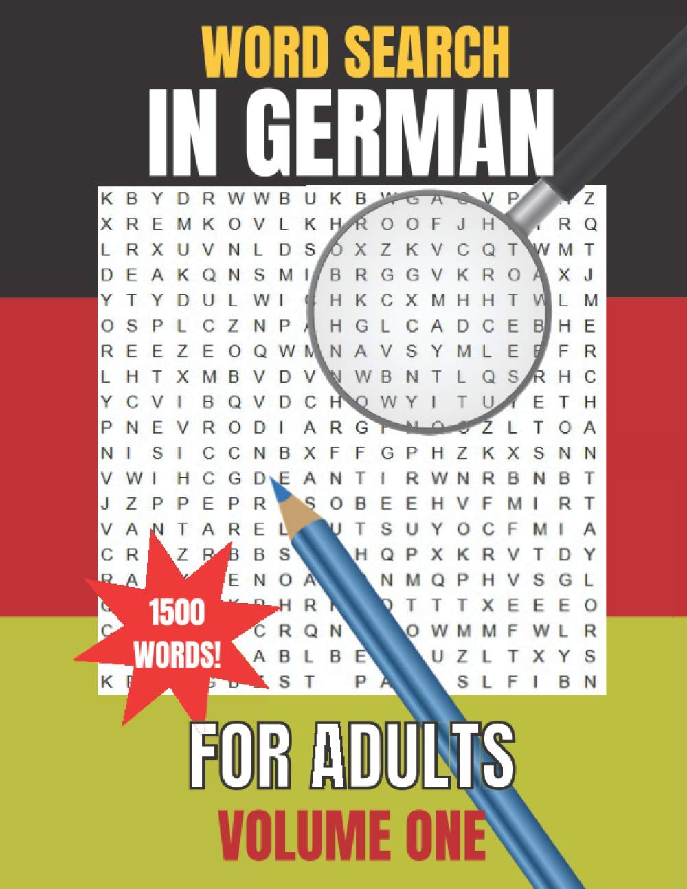 Word Search in German for Adults: Wortsuche auf Deutsch für Erwachsene