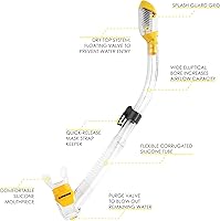 Vista 3 de Cressi Light Weight Premium Travel Snorkel Set for All Ages- Adjustable Fins + Silicone Mask + Dry Snorkel - Palau SAF Set: Made in Italy Yellow