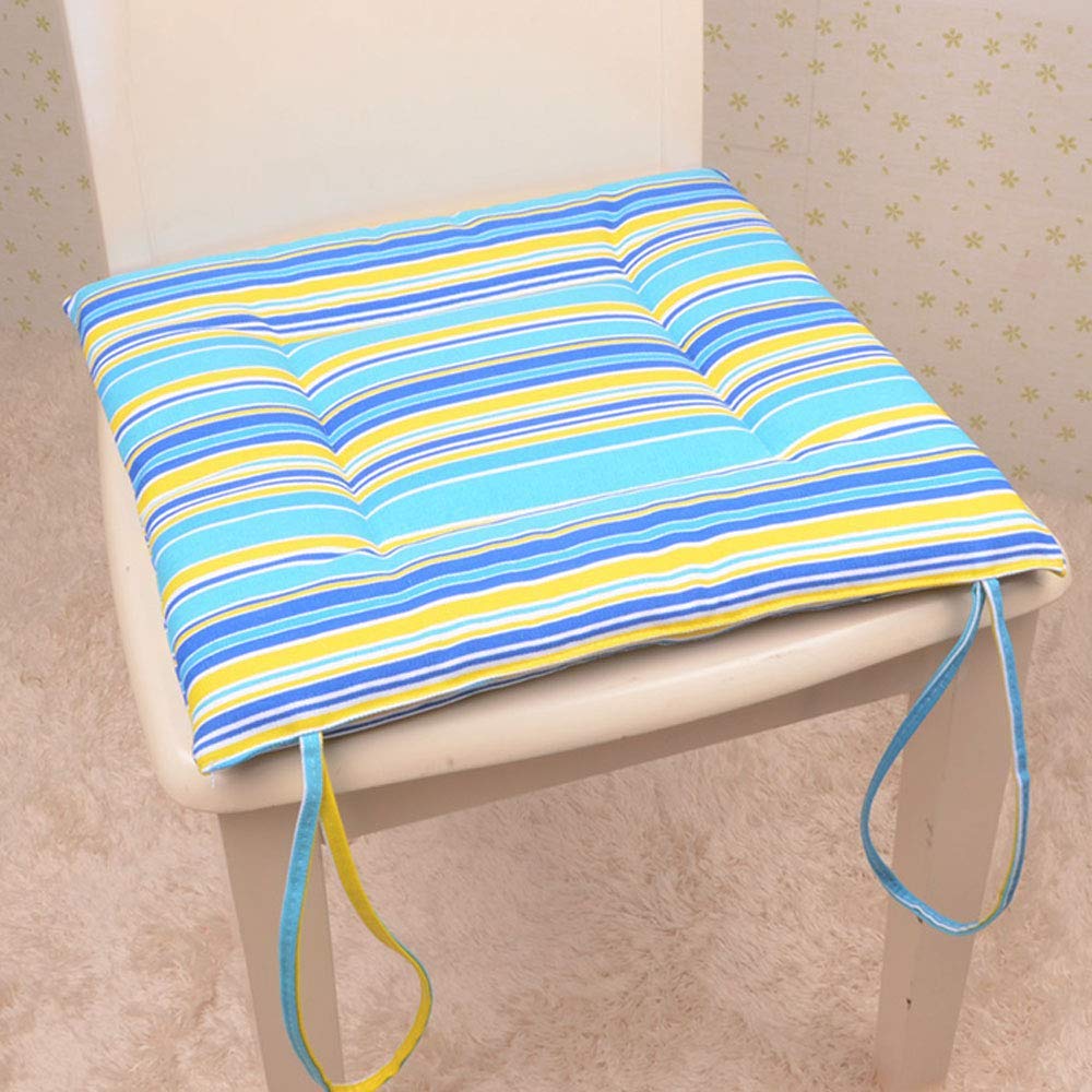 Coussins de chaise de salle à manger anti-glisse avec attaches intégrées confort