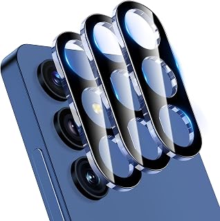 YWXTW 3 Pack Camera Lens Protector for Samsung Galaxy S25 Plus 6.7 Inch, 9H Tempered Glass Ultra HD [No Impact on Night Shots] S25 Plus Lens Protector, Anti-Scratch No Bubbles