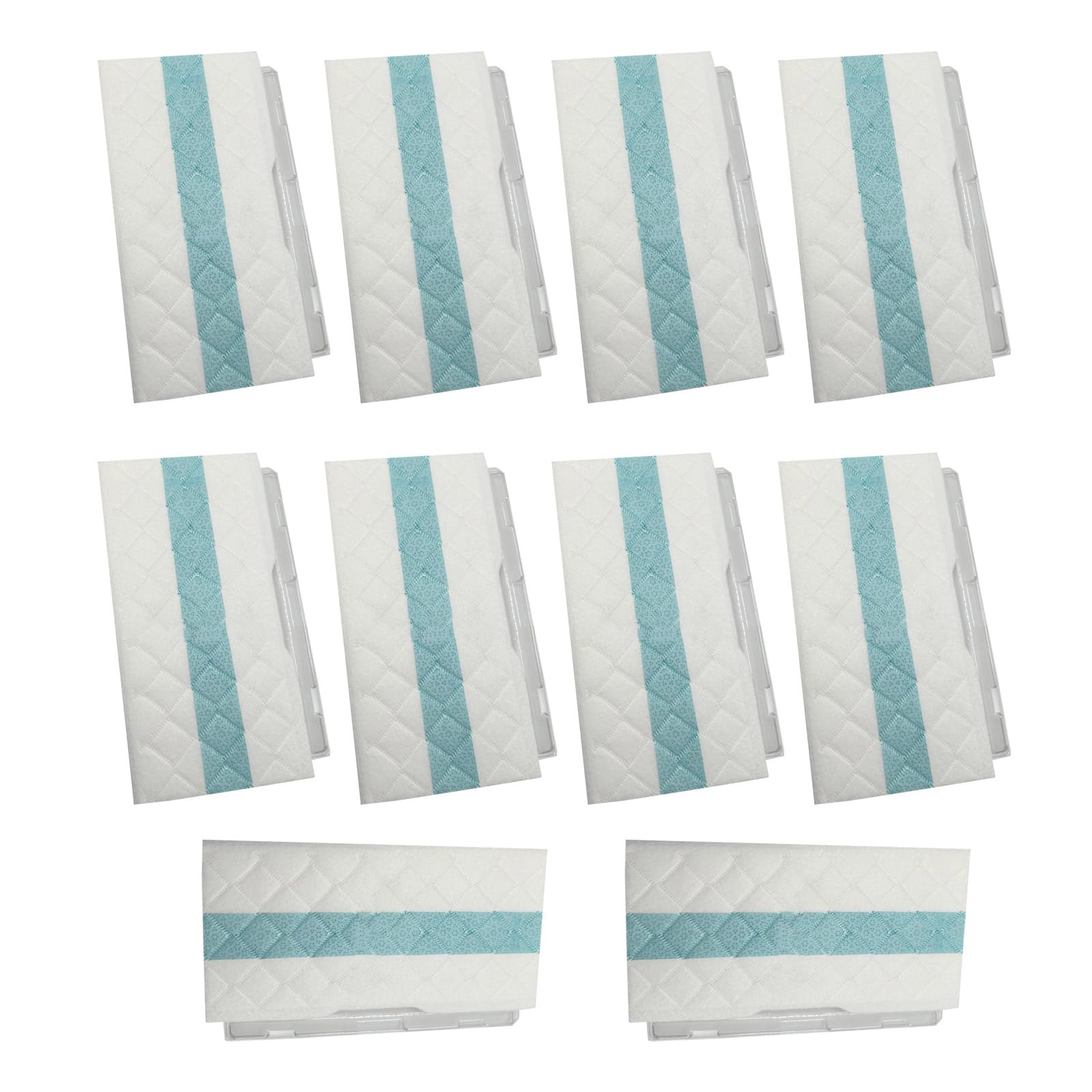 Kalttoy 10Pieces Vacuum Mop Pad Refills for VM252 Mop Pad Easy Replaces Floor Maintenance Microfiber Refills