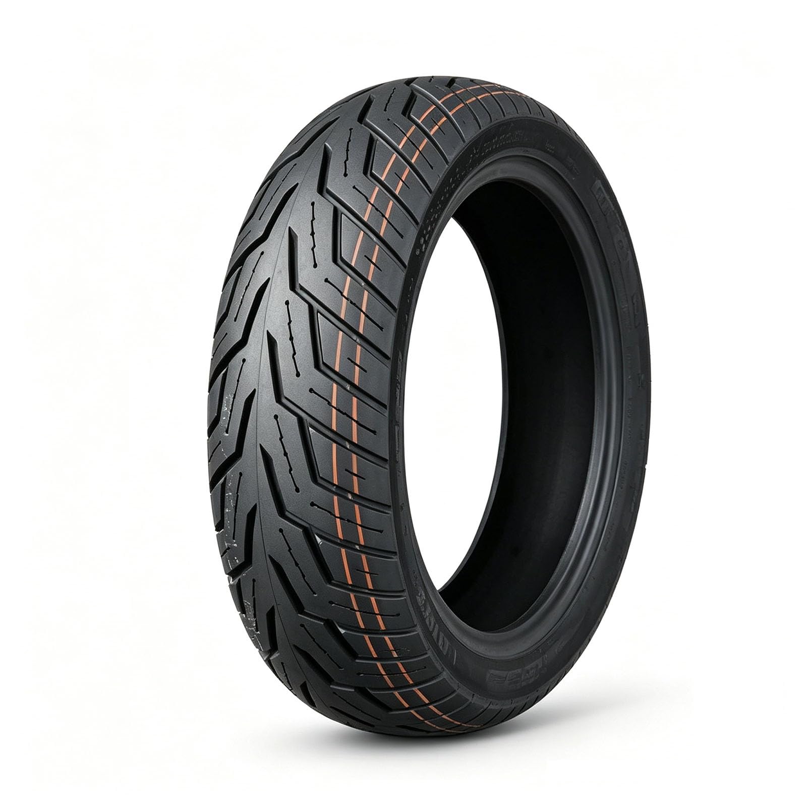 90/80-12 Neumático Moto Tubeless con Dibujo Todo-Terreno 90/80/12 6 P.R. Construcción Alta Carga y 90 80 12 Neumático con Adherencia Duradera para Ruedas Delantera y Trasera