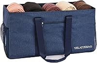 Vista 5 de YELAIYEHAO Bolsa tote grande para la playa, bolsa de almacenamiento plegable y colapsable para piscina, playa, compras, pícnics, lavandería