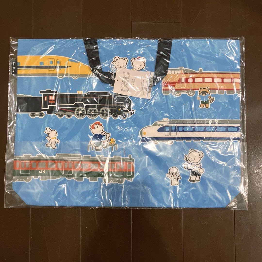 ファミリア JRコラボ　トートバッグ JR東海パッセンジャーズ×ファミリアのコラボ -- 新幹線デザイン