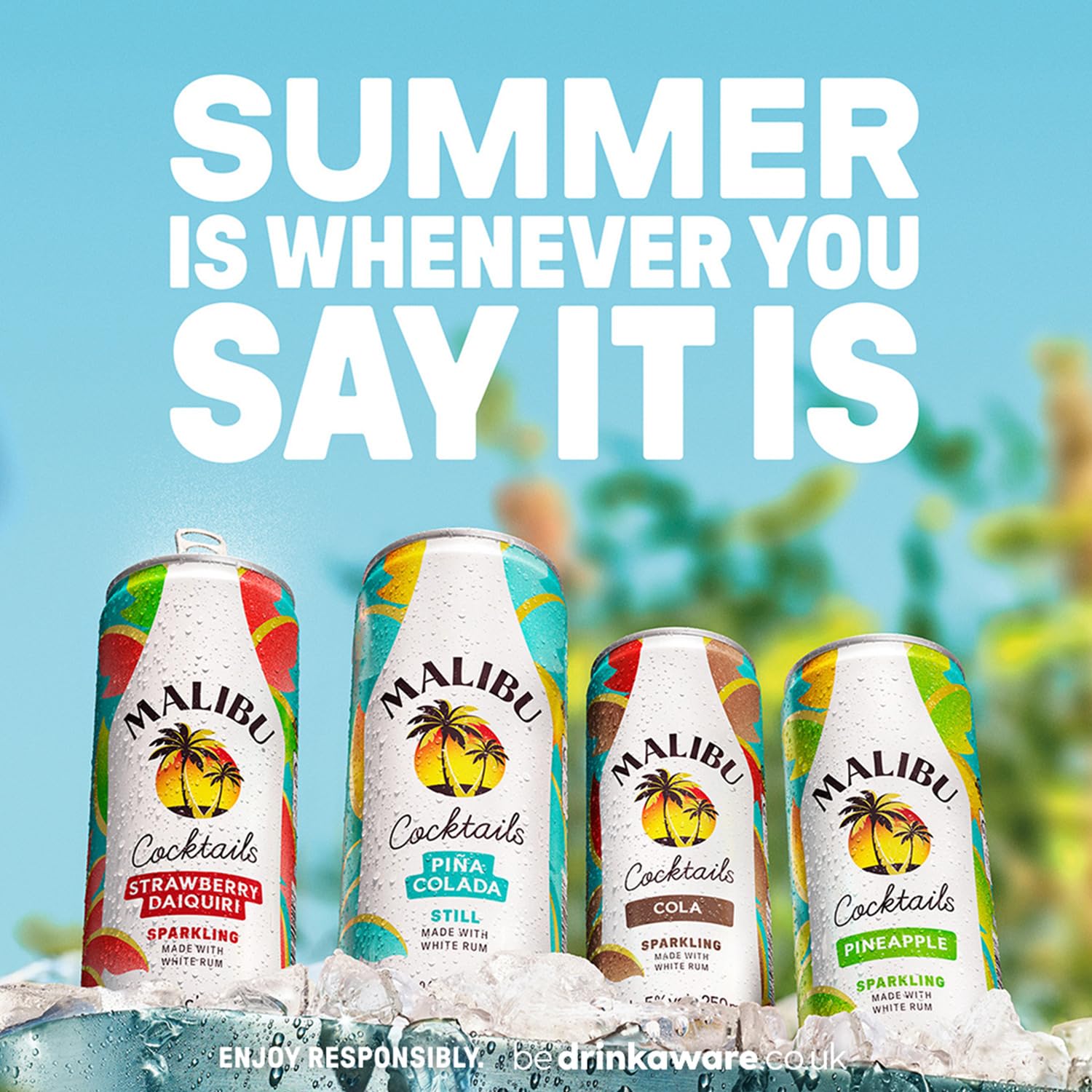 Malibú Daiquiri REDI Cóctel 12 unidades - 250 ml