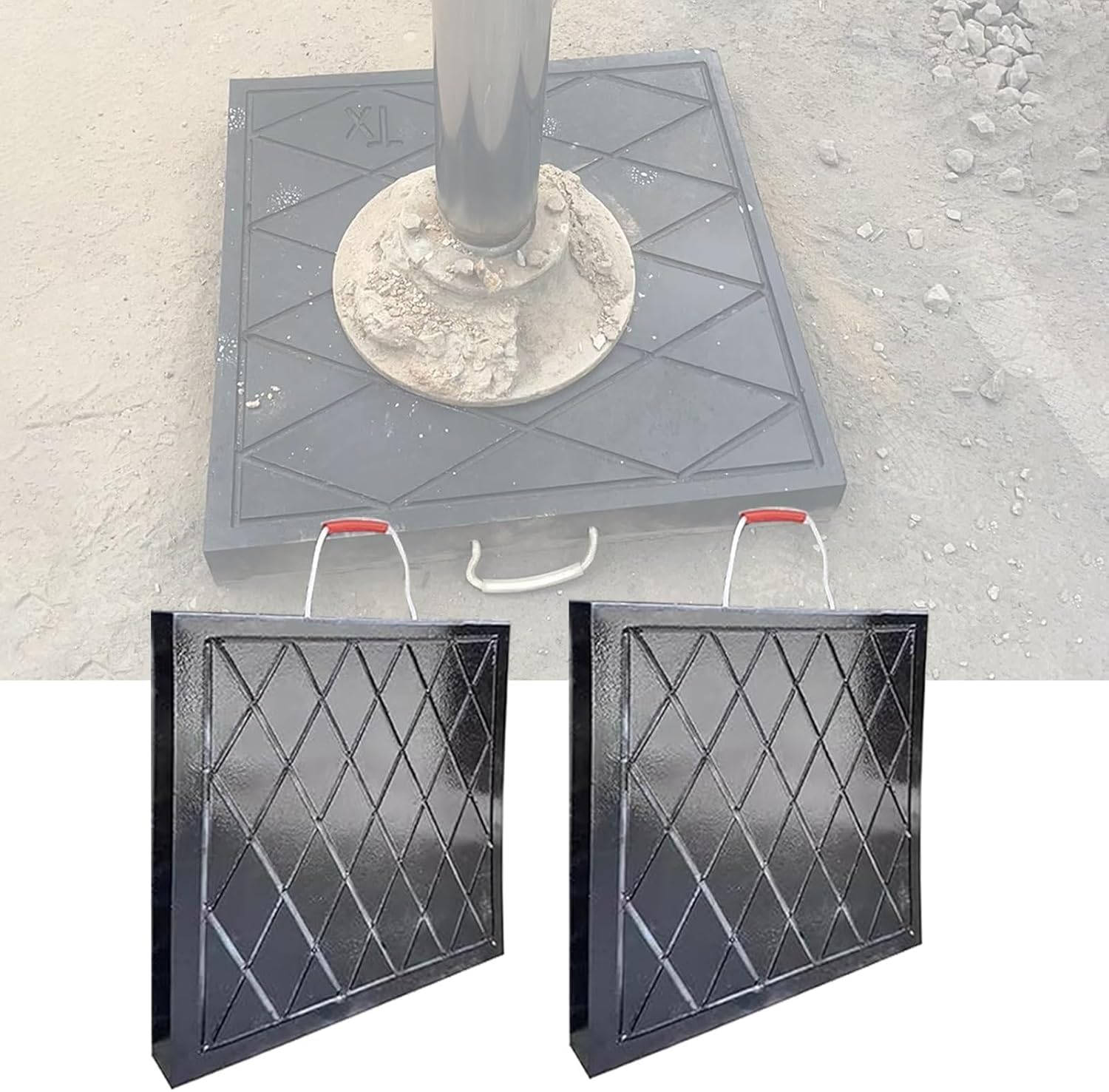 Patin d'atterrissage de cric stabi et bloc de niveau pour camping