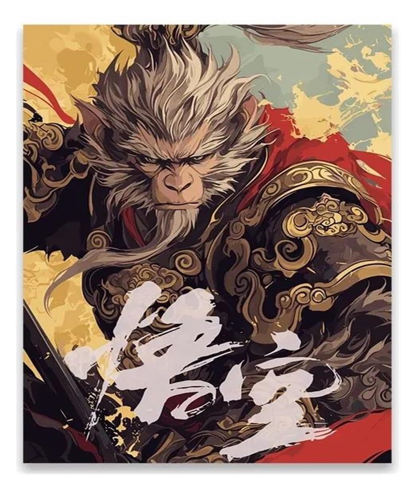 Affiche De Wukong Mythe Noir impression sur toile moderne pour décoration murale de chambre