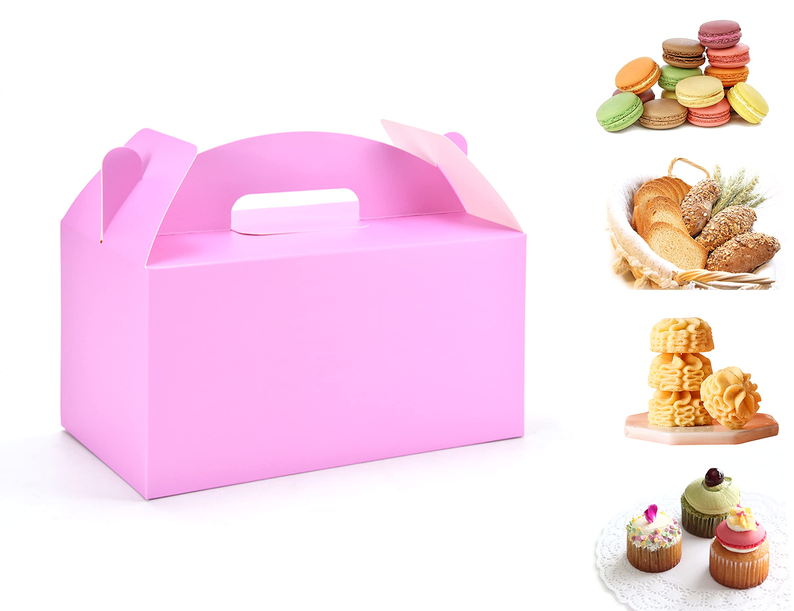 HUAPRINT Cajas de regalo rosas a granel, cajas a dos aguas, paquete de 30 cajas de 9.45 x 5 x 5 pulgadas, cajas de regalo de fiesta para fiesta de cumpleaños, baby shower, boda, Navidad
