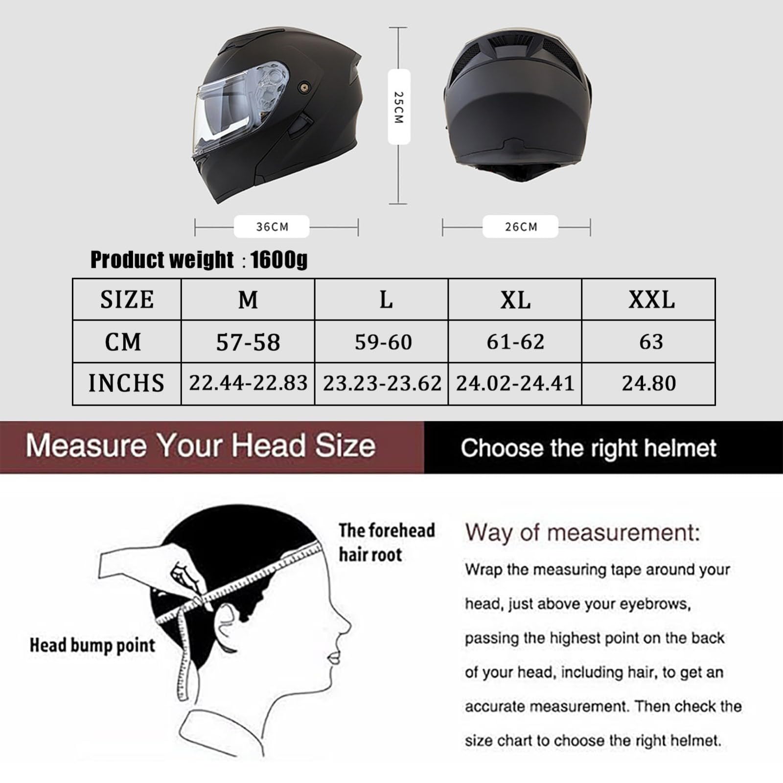 Kask motocyklowy Off-Road, kaski motocyklowe, integralne kaski z podwójnymi soczewkami i szybko zwalnianymi pasami pod brodę, certyfikowane przez DOT/ECE Kaski dla mężczyzn i kobiet, składane kaski