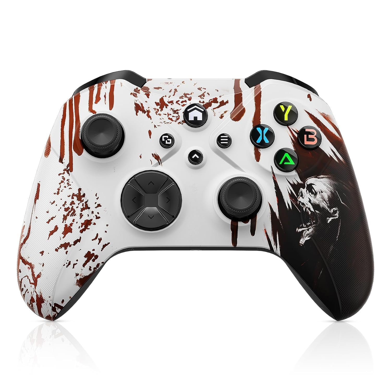 Nonbliep Inalámbrico para mando Xbox, para Xbox Series X/S, Xbox One, PC, Steam, edición especial personalizada con vibración, turbo, programable, macro, 6 ejes giroscópicos y conector de audio de 3.5