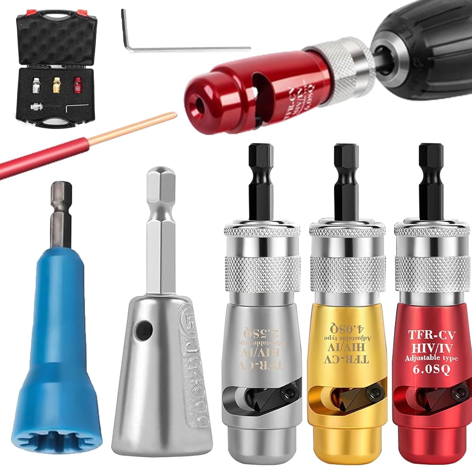 Blendixy Wire Stripper, Wiring Pro Stripping Tool & Wire Twisting Connector, Wiring Pro Wire Stripper, Wiring Pro Wire Stripping Tool, Electrical Wire Connectors Kit (Piece)