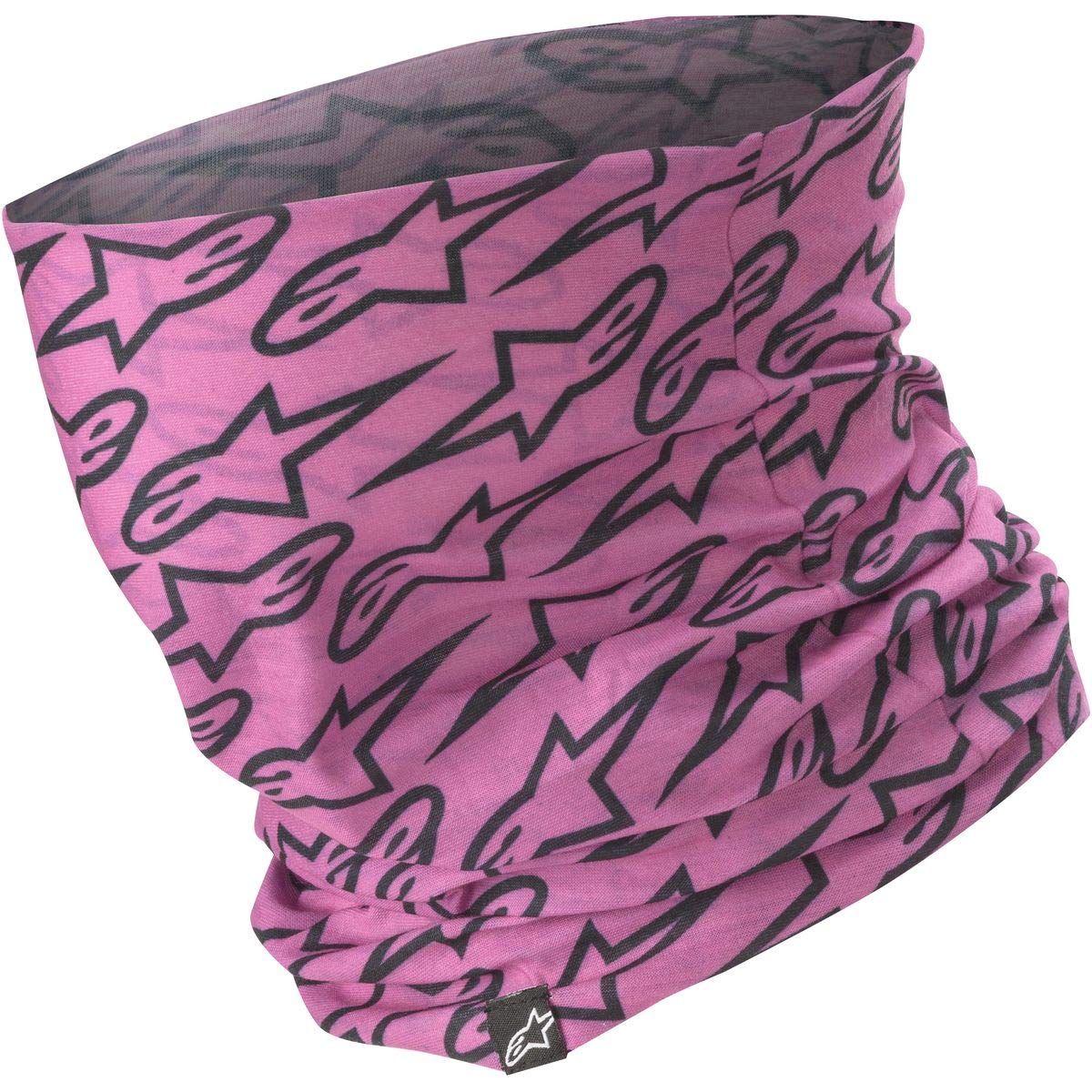 Alpinestars Logo Motorcycle Neck Tube Summer Moped Scooter Fuchsia Black