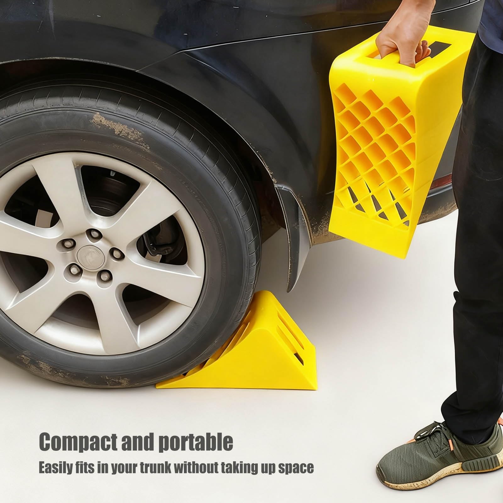 Stabilizzatore for Cunei for Camper, Cuneo Fermaruota for Efficace nel Mantenere Il Veicolo in Posizione