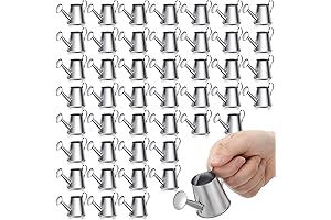 Layhit 50 Pcs Mini Watering Cans: A Delightful Addition to Any Garden...