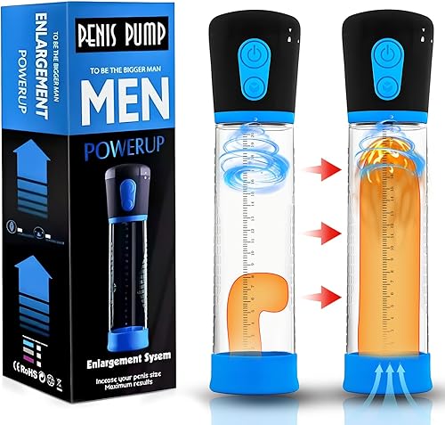 Bomba de vacío eléctrica con bolsillo de silicona de tamaño, potente bomba de extensión de presión de aire de succión, aumento de tamaño herramienta