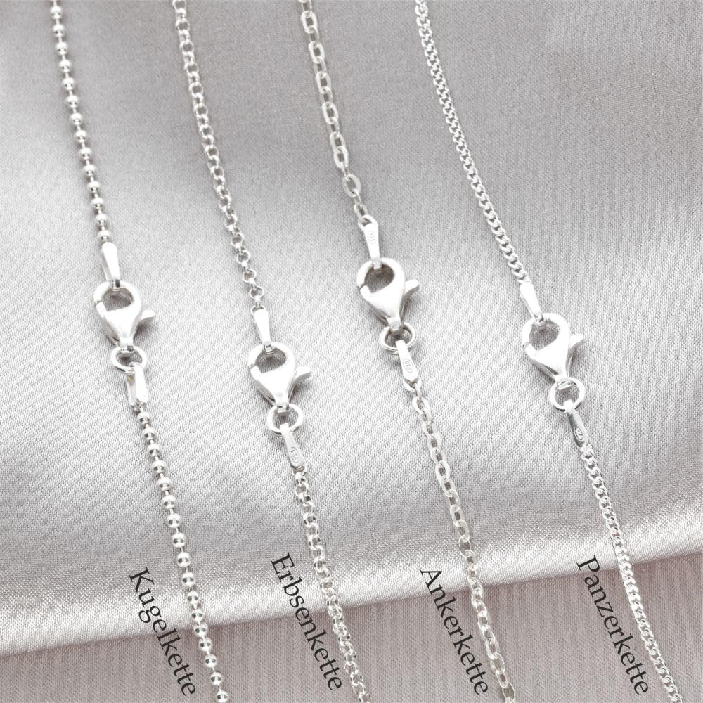 Taufkette Mädchen mit Gravur Namenskette Taufe Silber Taufschmuck Engel Taufgeschenk Geburt Kette Schutzengel Baby Heilige Taufe | HANDMADE IN GERMANY