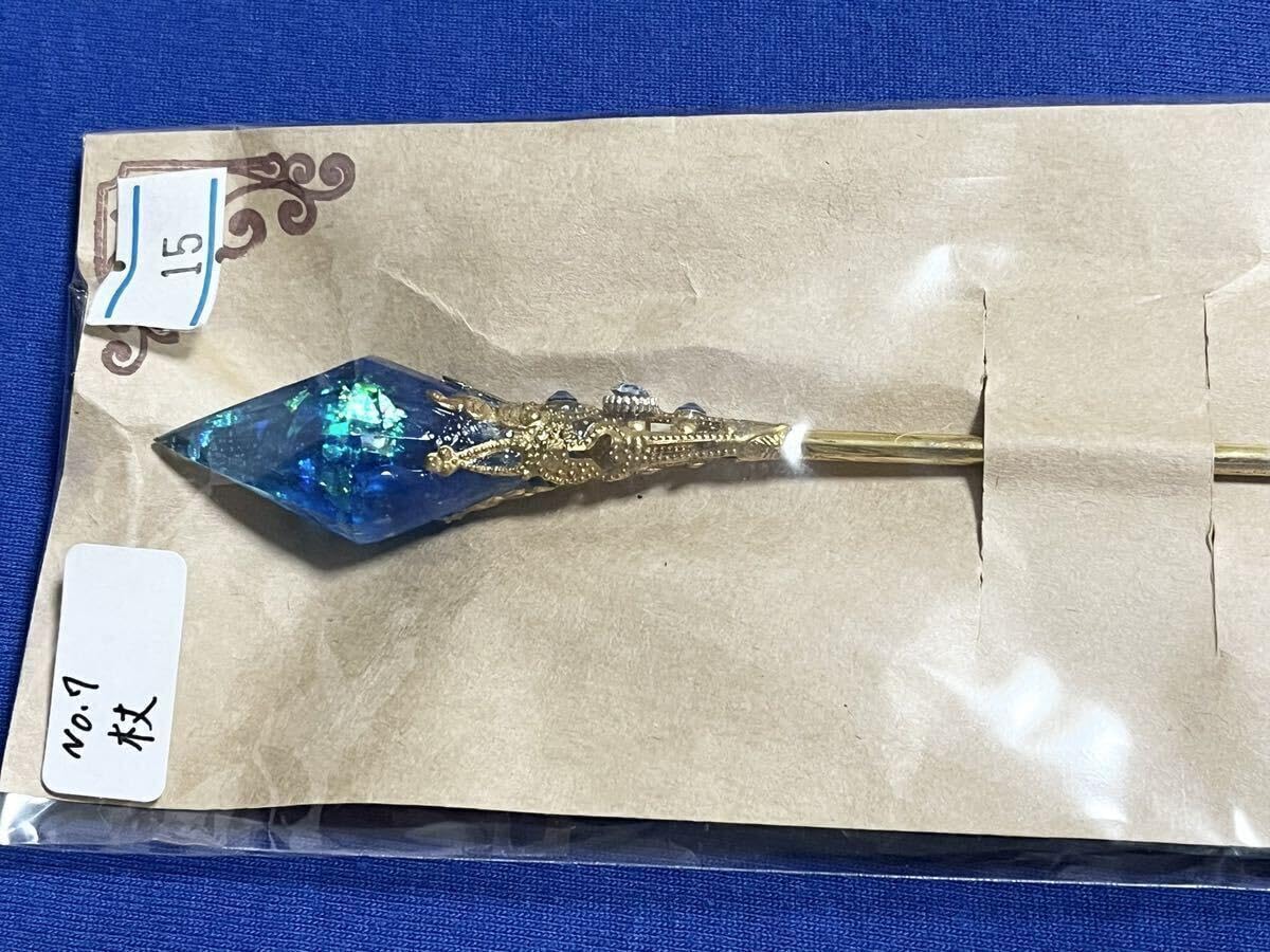 Amazon.co.jp: ドール用小物 魔法の杖 石付き ① 1/3ドールサイズ