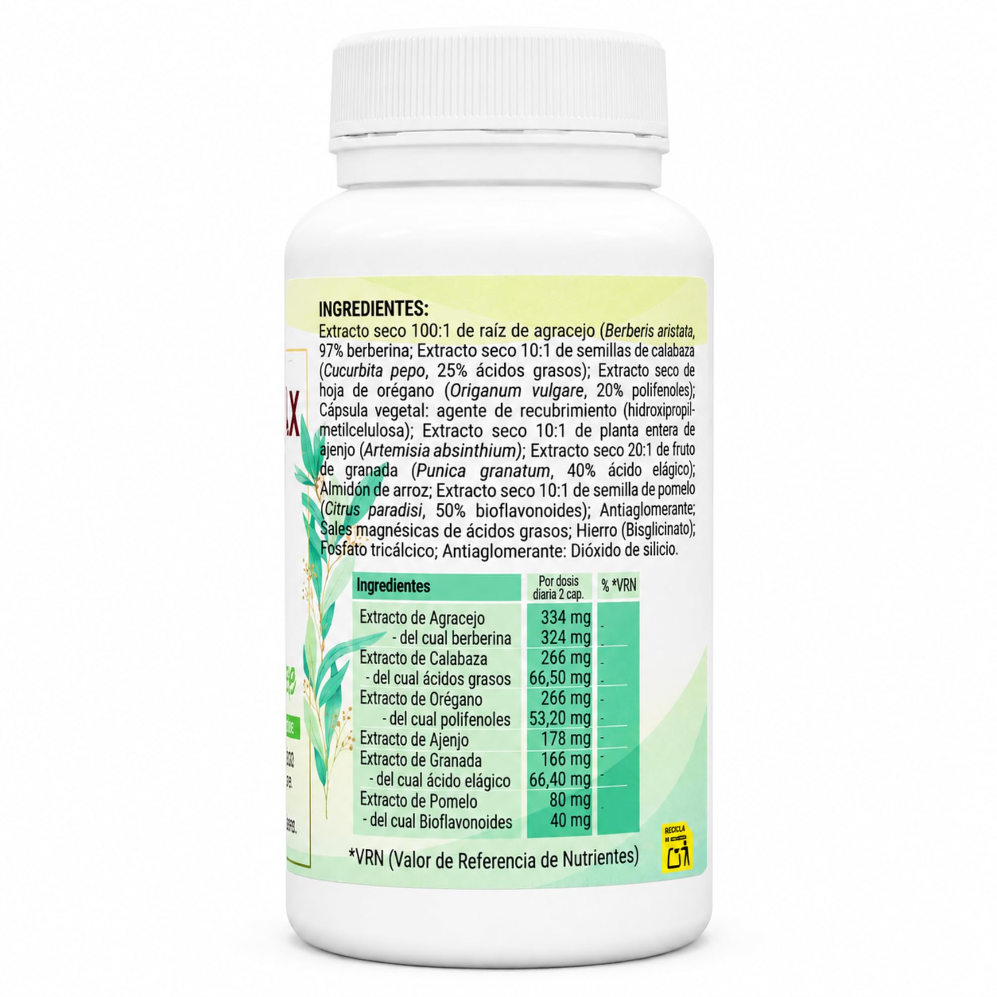 NT-Parax | Berberina, Ajenjo y Orégano | Salud Digestiva