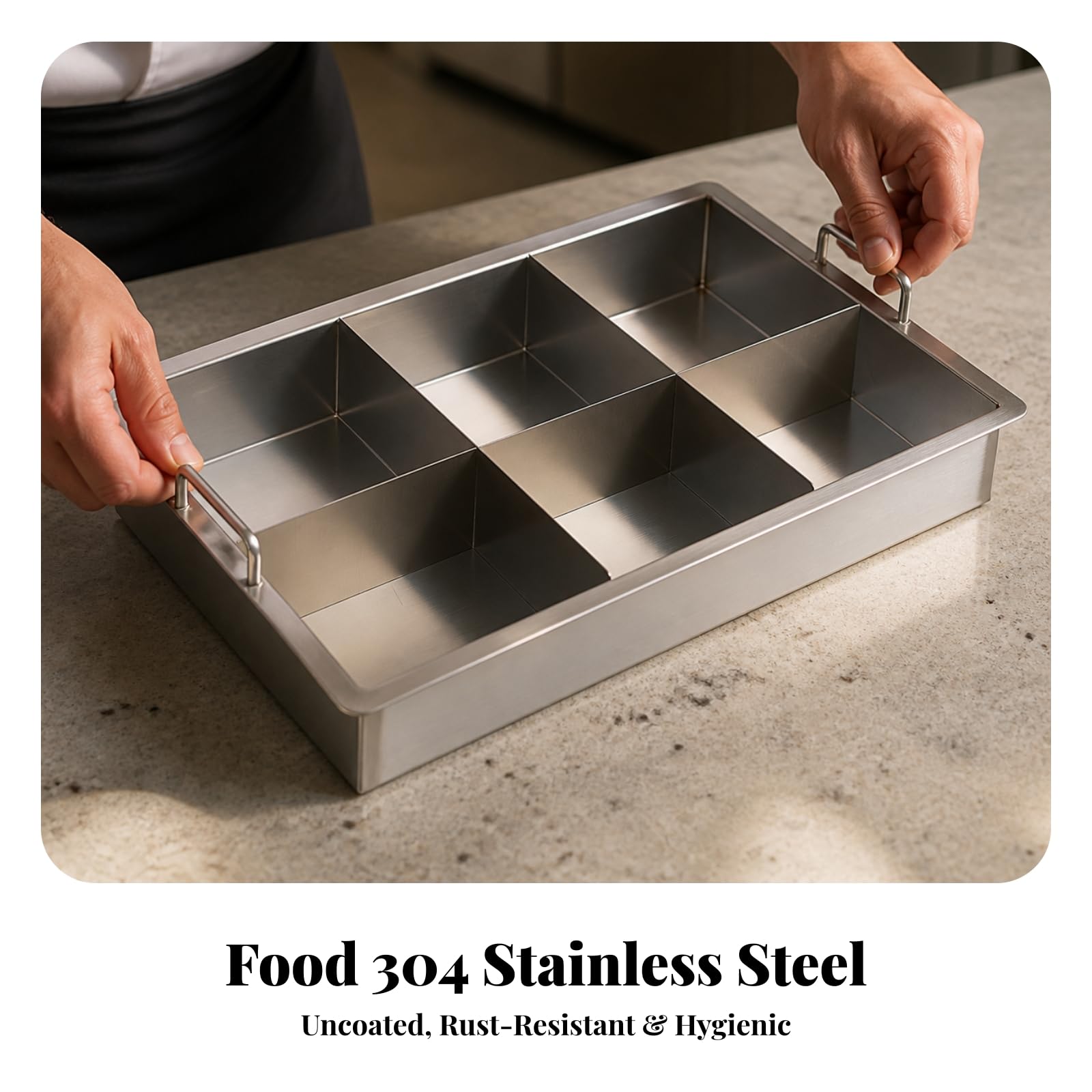 Marmite Divisée Inox 430 Ustensile