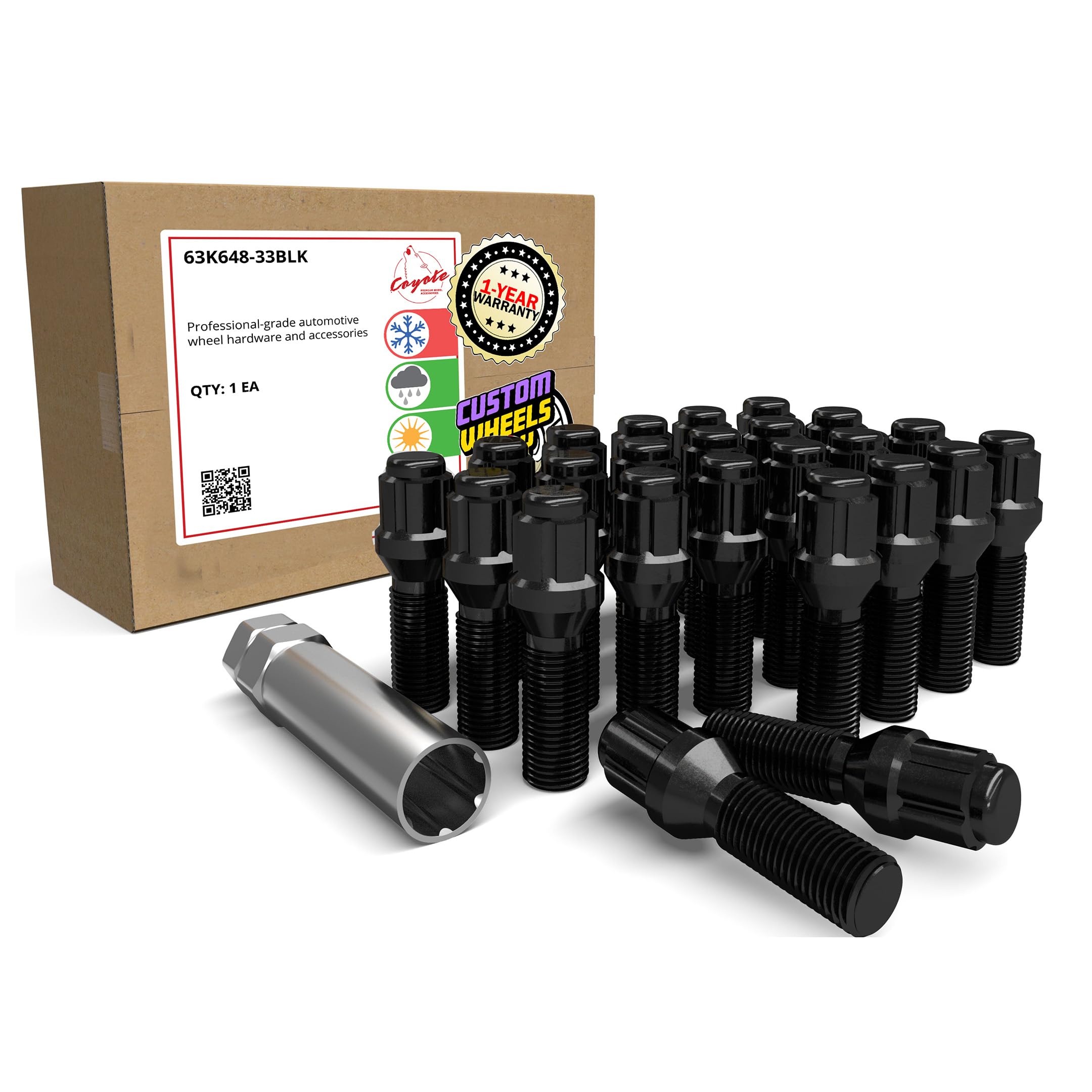 Amazon.com: Wheel Accessories Parts 24 Pcs M14 x 1.5 14 x 1.5