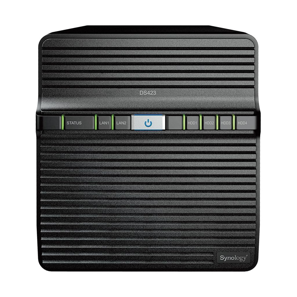 Synology DS423 4 Bay Desktop NAS: Efficient Data Storage and