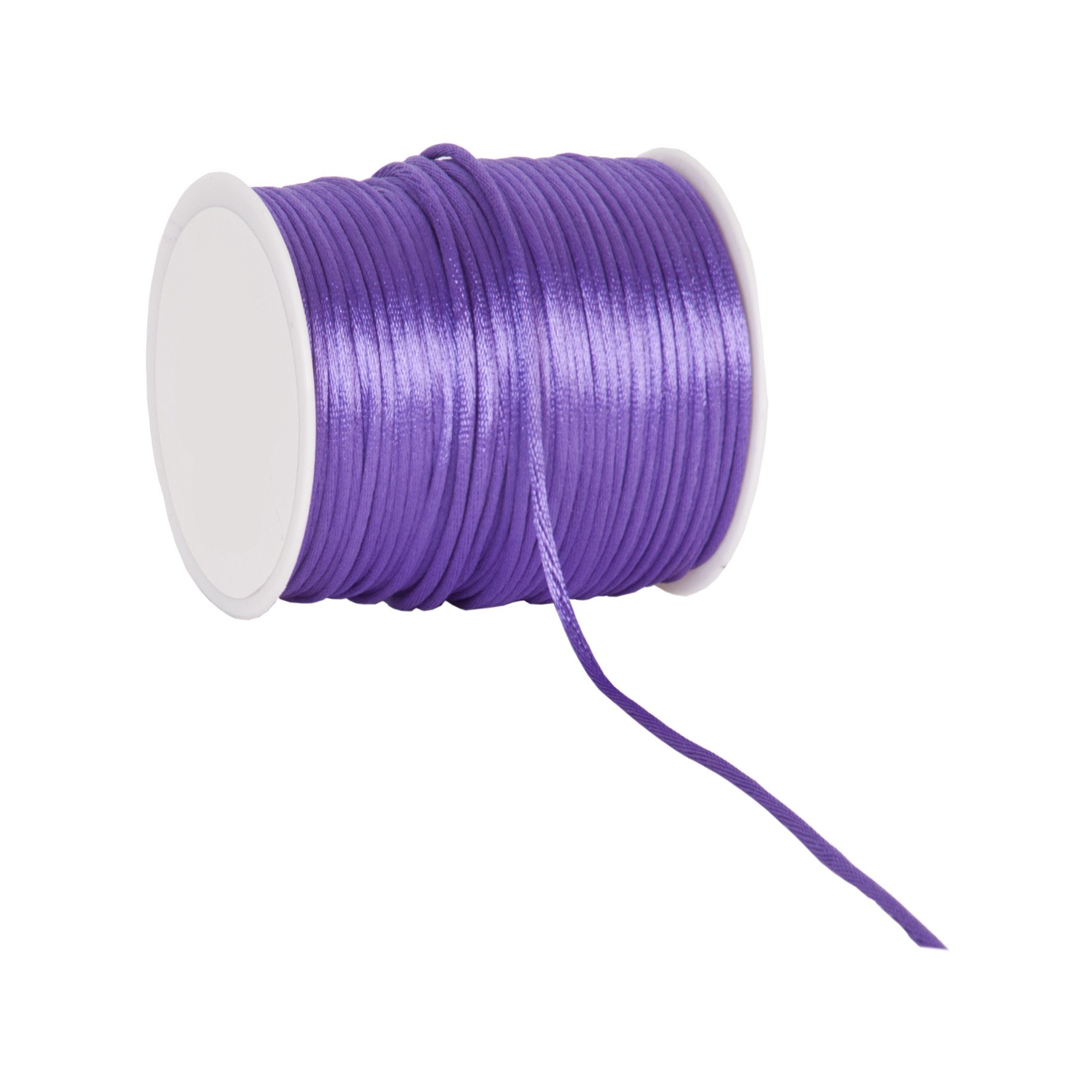 Ribbon Writer 10M X Purple Purple Silk Rattail Cord 2Mm X 10 Metres Cut From Roll