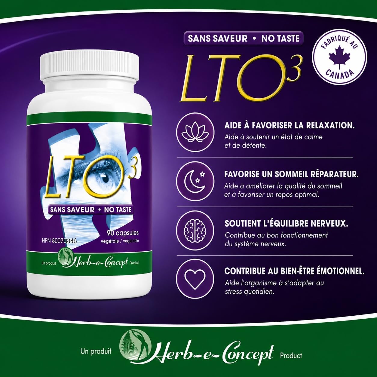 LTO3 Oméga-3 sans Saveur
