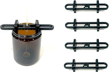 Adjustable Candle Wick Centering Stabilizer Tool Device for Jars Cups Containers DIY Candle Making Kit Supplies 4 Count