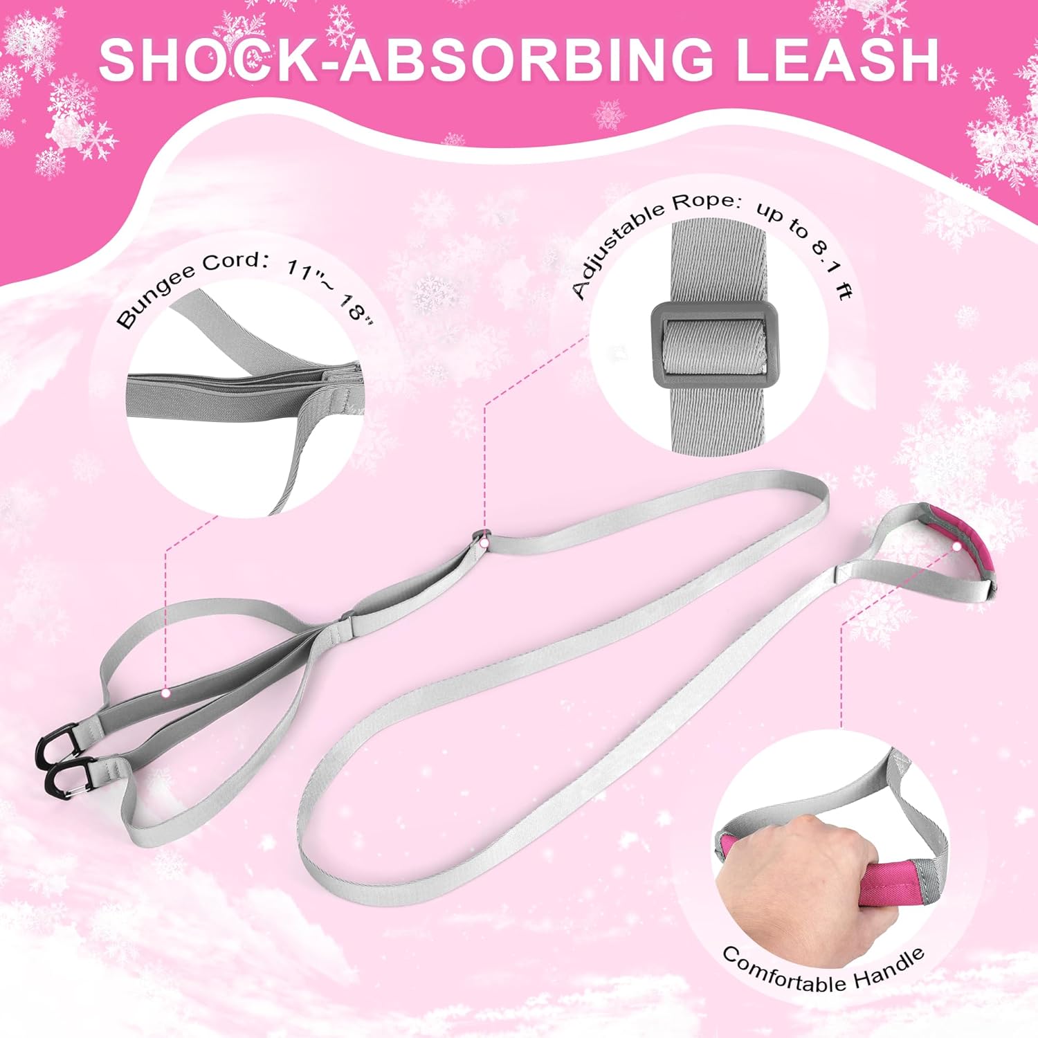 Ski and Snowboard Harness with Training Leash for Kids - Teach Your Child The Fundamentals of Skiing or Snowboarding - Image 4