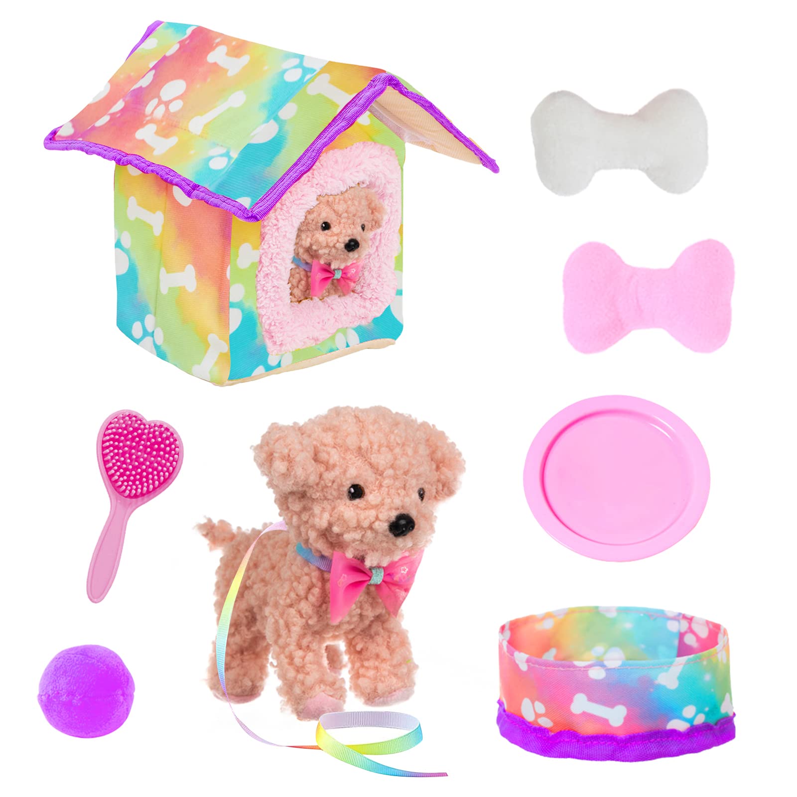 Chien Dizzy Dot Pour Poupée American Girl Claudie - 18 Pouces - Neuf Dans Sa Boîte
