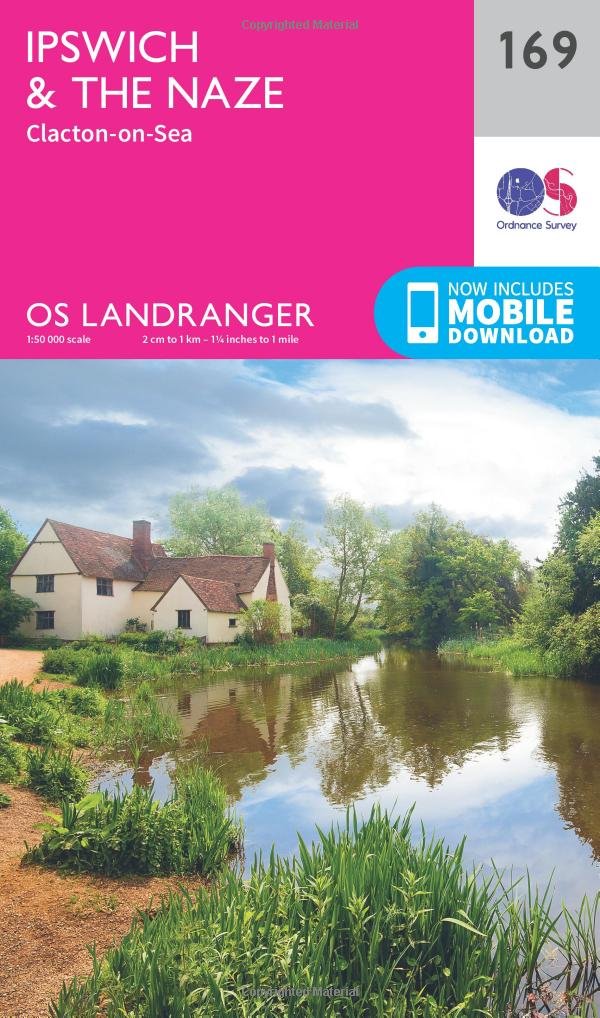 Ipswich, the Naze & Clacton-on-Sea by Ordnance Survey Plus Saxmundham