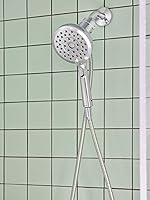 Vista 6 de Moen Verso - Ducha de mano, cabezal de ducha redondo desmontable con sistema de acoplamiento Magnetix, manguera de 60 pulgadas, cromo, 220H2