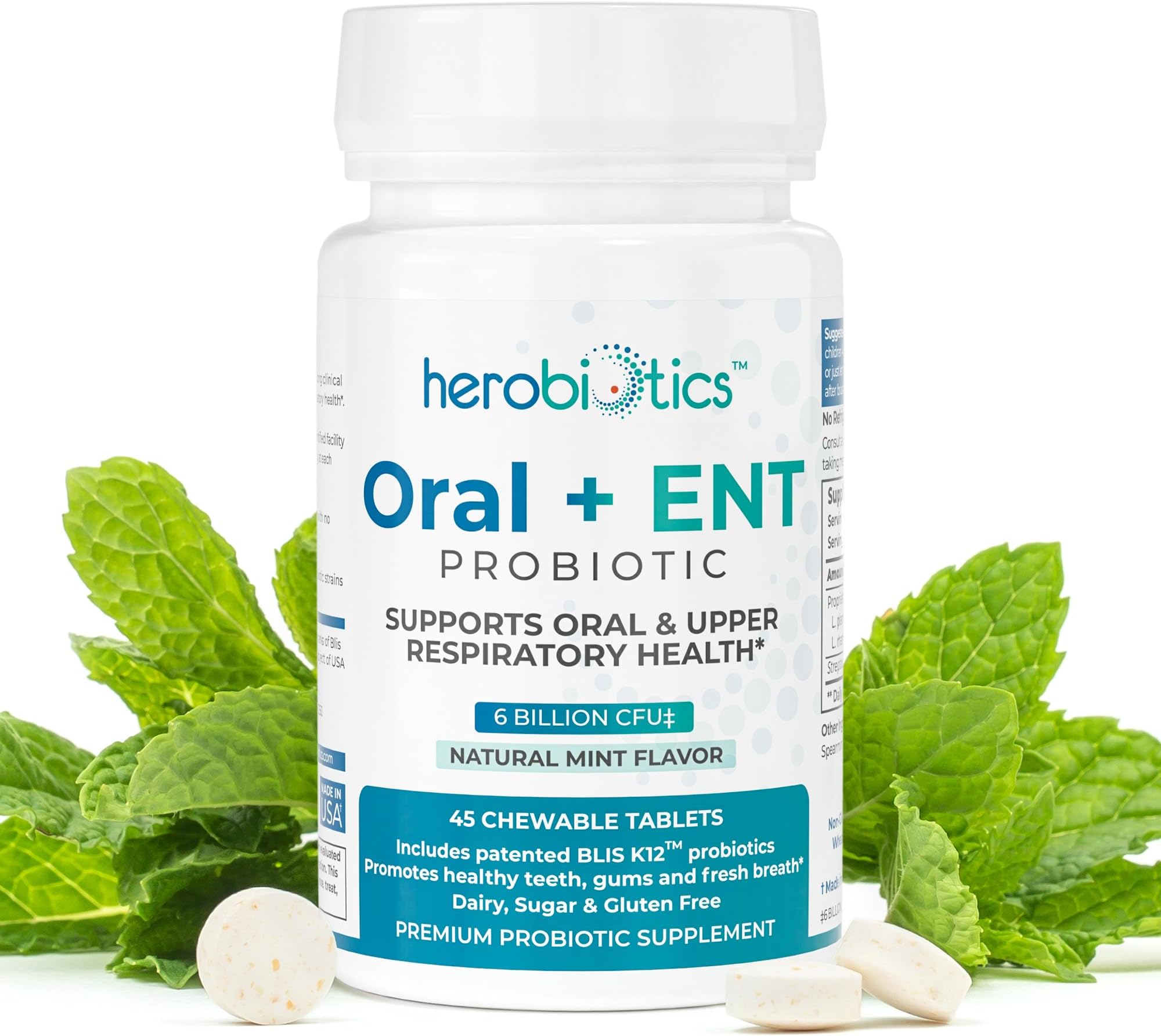 Bionaze Oral Probiotic K12 for Sinus, Tonsil Stones, Bad