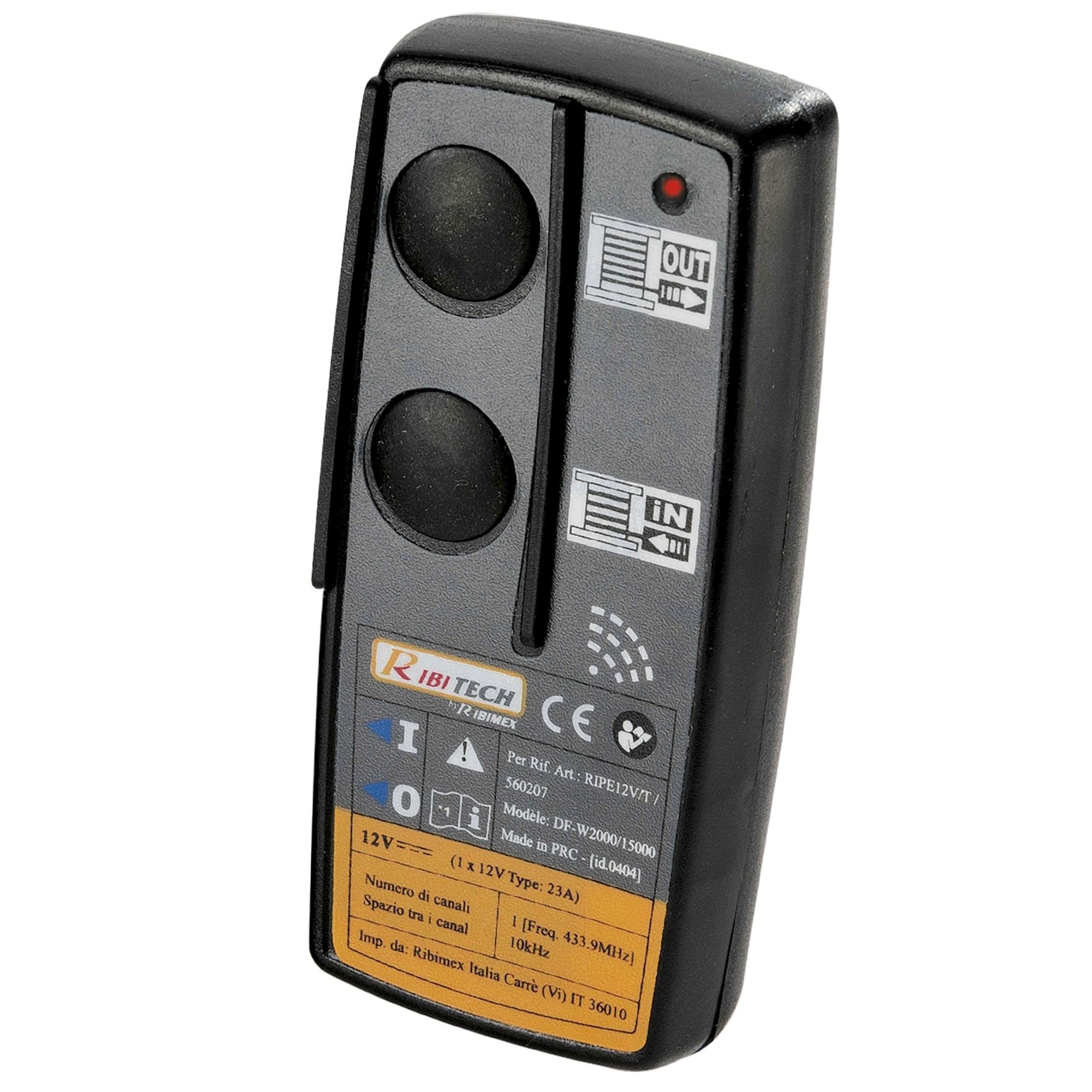 RIBIMEX 4277 Treuils Voiture 5 tonnes Marche AV et AR 12 V Noir