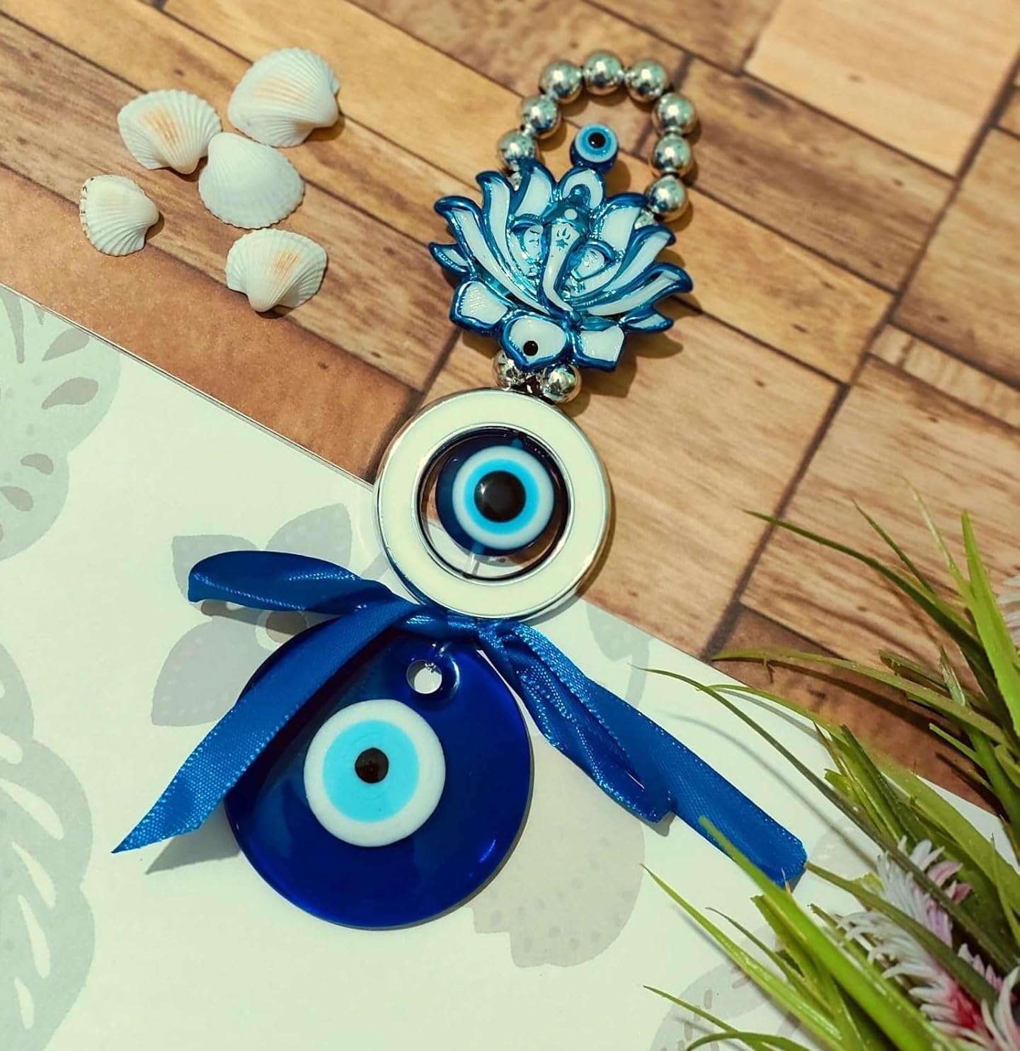 Evil Eye Hanging for Home Ganesh Ji Nazar Battu for Entrance Door House Protection, Decoration Items for Living Room