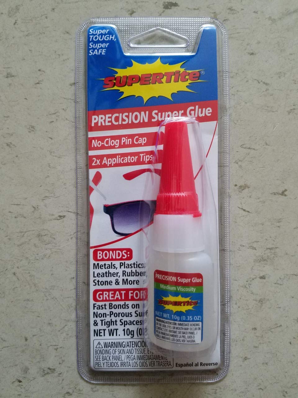 Ref1005 Supertite Instant Super Glue Precision Bottle 10g (0.35oz