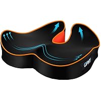 Ophy Cuscino Sedia Ufficio - Cuscino per Sedile Auto, Cuscino Memory Foam con Design Confortevole