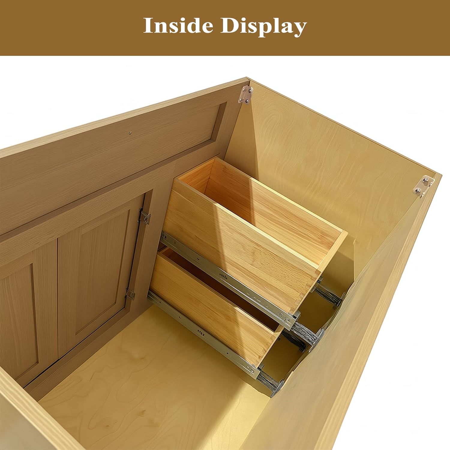 Bathroom Vanities, 36" Bathroom Vanity with Drawers, 1 Dummy Drawer, 2 Soft Close Doors and Drawers, Drawer on Left, Painted, Unassembled, RTA (White Oak and MDF Door, 36"W X 34 1/2"H X 21"D)