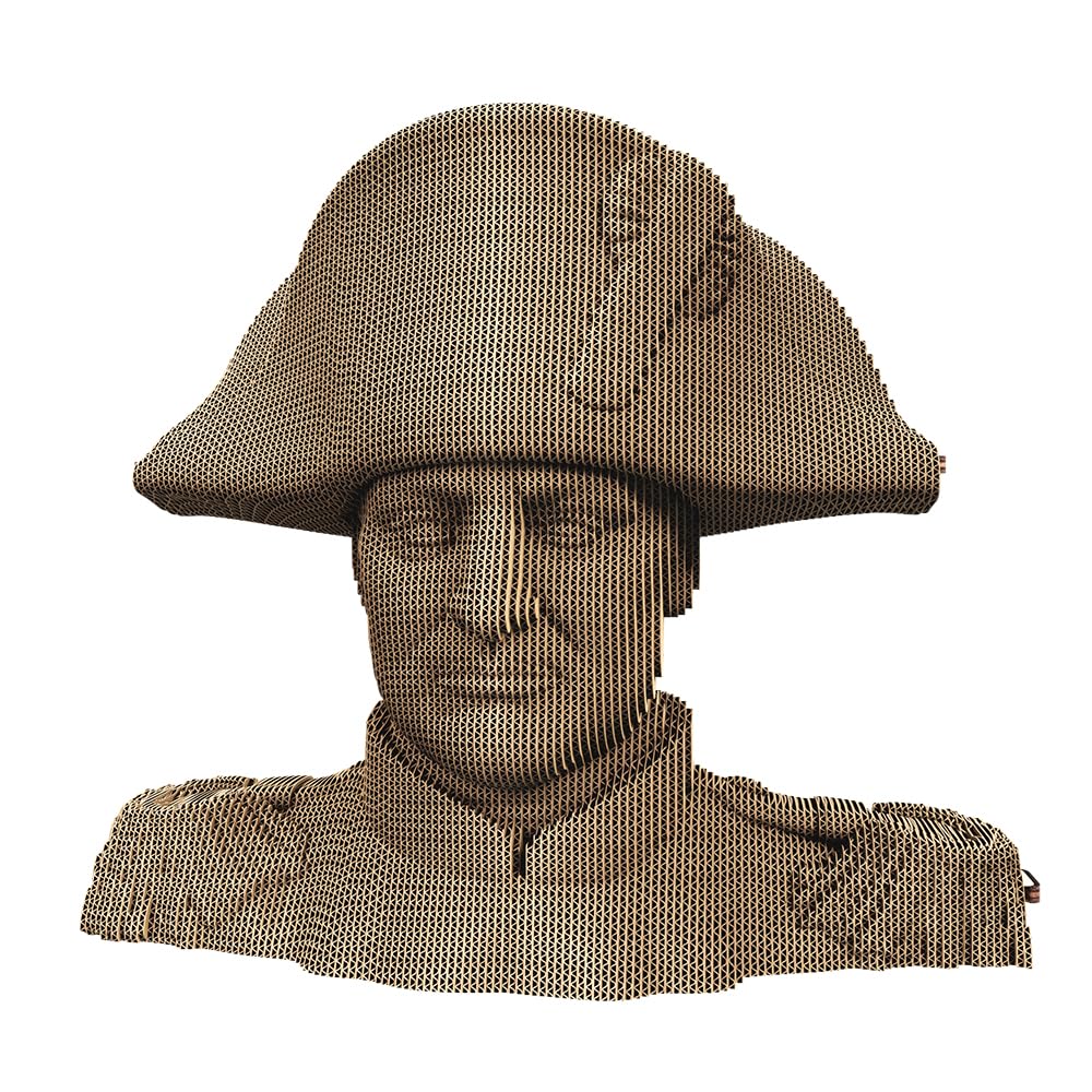 CARTONIC Napoleon Bonaparte 3D-Puzzle aus Karton – Skulptur-Bausatz